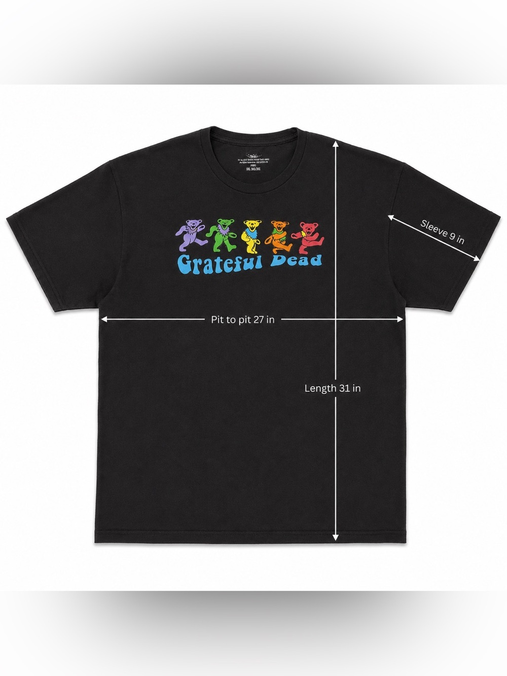 Grateful Dead Official Merchandise Dancing Bears Blac… - Gem
